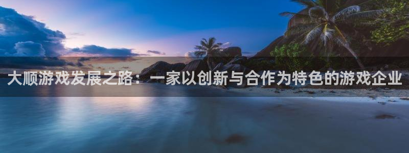 bg大游集团有限公司：大顺游戏发展之路：一家以创新与合作为特色的游戏企业