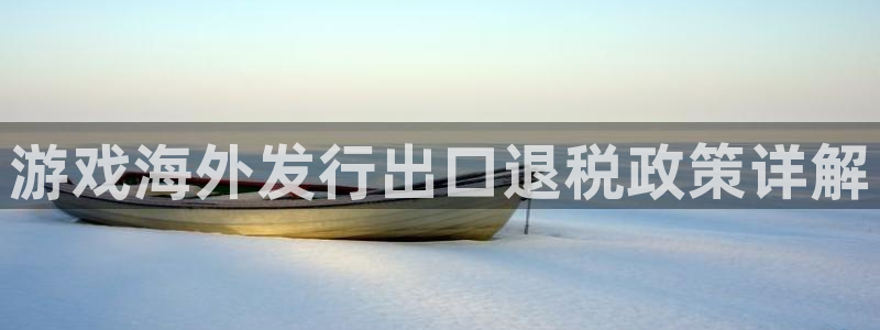 佛山bg大游电子商务：游戏海外发行出口退税政策详解